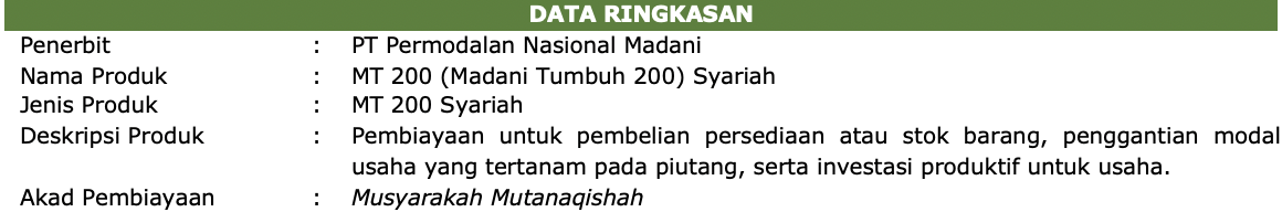 Data Ringkasan ULaMM